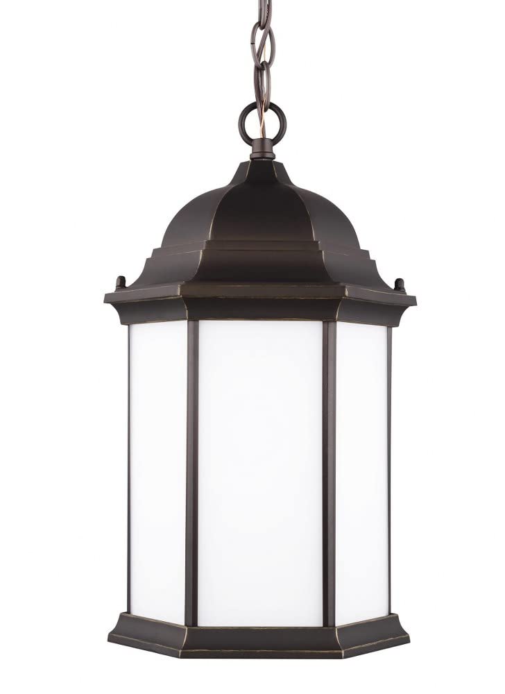 Generation Lighting 6238751-71 Modern Outdoor Pendant Light - Weatherproof Hanging Fixture for Porch, Patio, and Garden Decor
