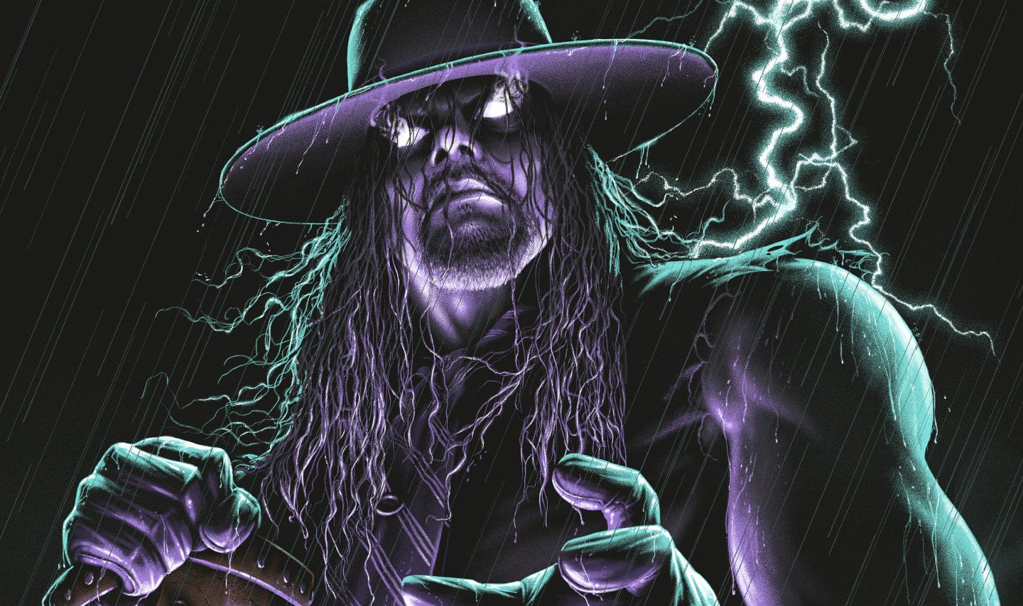 Undertaker vs. Mankind WWE Wrestling Poster - Classic Buried Alive Match Collectible - Perfect for Man Cave, Sports Bar & Wrestling Fan Decor