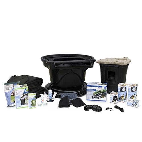 Aquascape Large Pond Kit 21' x 26' with AquaSurge PRO 4000-8000 Adjustable Flow Pump - Perfect for Backyard Water Gardens & Koi Ponds