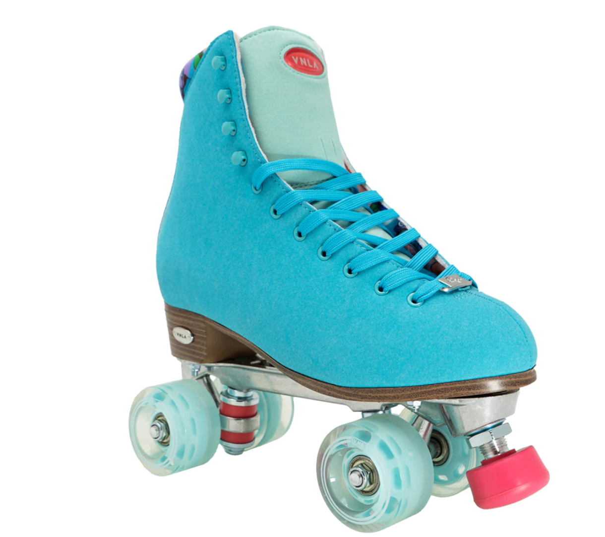 Vnla Parfait Outdoor Roller Skates for Women & Men - Comfortable Quad Skates with Light-Up Wheels for Street, Park & Trail Skating