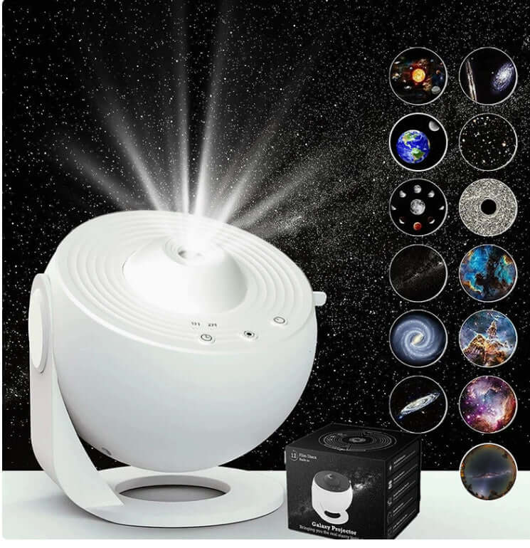 Galaxy Projector Night Light - Starry Sky LED Lamp for Kids & Adults - Perfect for Bedroom, Nursery, Party & Relaxation