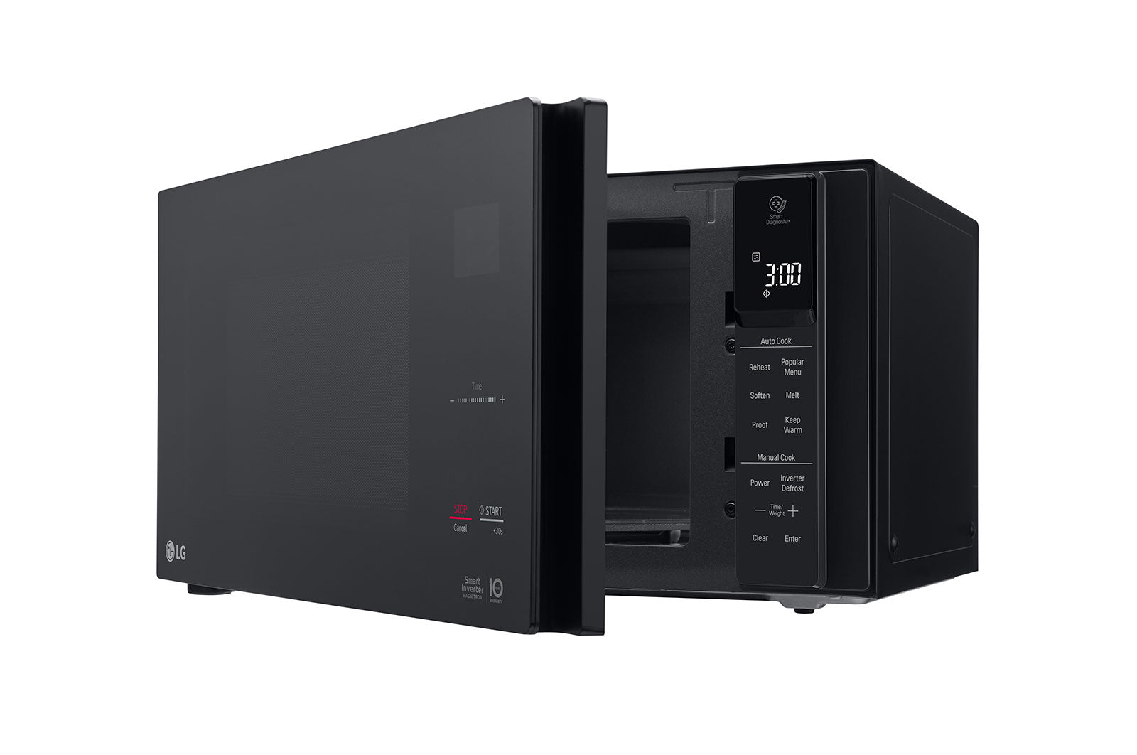 25L Smart Inverter Microwave Oven - Energy Efficient, Quiet Cooking with Precise Temperature Control - Perfect for Small Kitchens, Dorms & Apartments