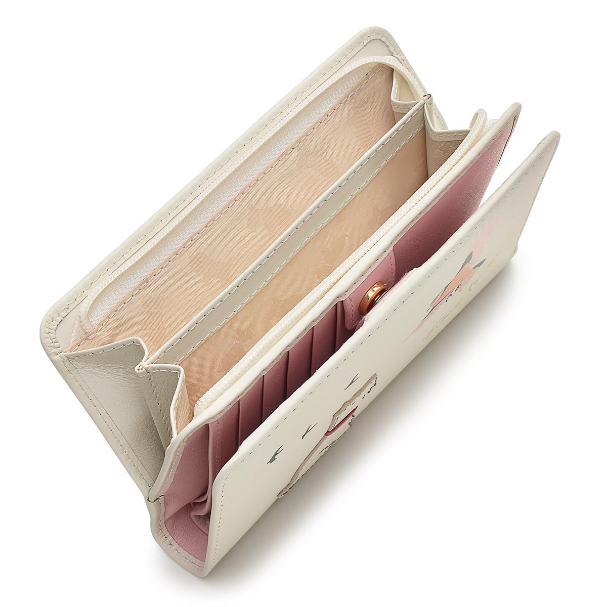 RADLEY London Time To Soar Medium Bifold Wallet for Women - Genuine Leather RFID Blocking Credit Card Holder - Perfect for Travel, Shopping & Everyday Use