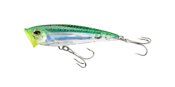 Yo-Zuri 3D Inshore Popper Fishing Lures - Topwater Saltwater Bass & Snook Lures for Inshore Fishing (Pack of 3)