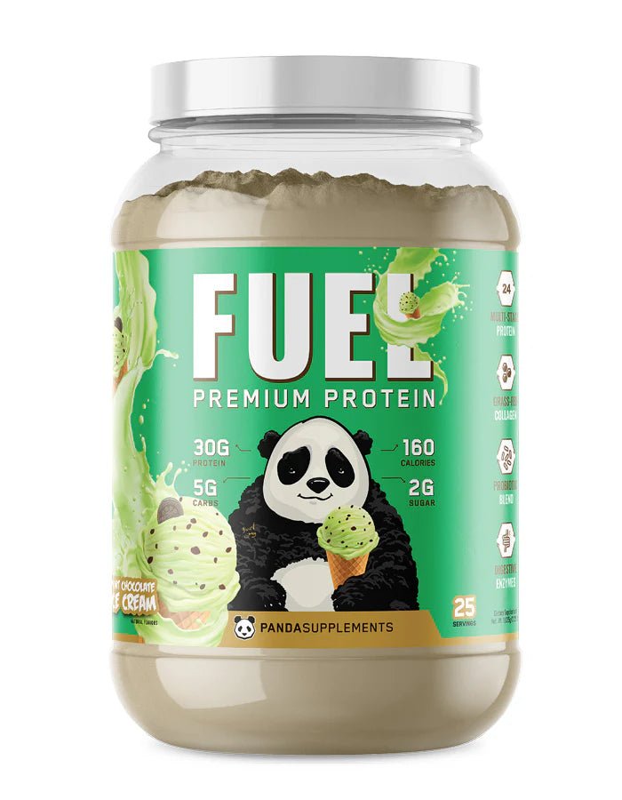 Panda Supplements FUEL Premium Whey Protein Powder for Muscle Growth & Recovery - Ideal for Post-Workout, Weight Loss & Fitness Enthusiasts