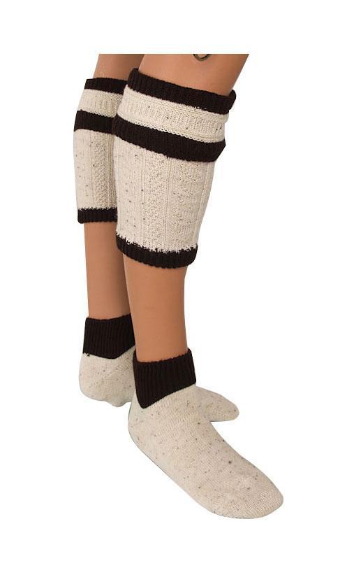 Alpen Schatz™ Traditional Bavarian Men's Socks for Lederhosen - Authentic German Oktoberfest & Alpine Hiking Socks for Comfort & Style