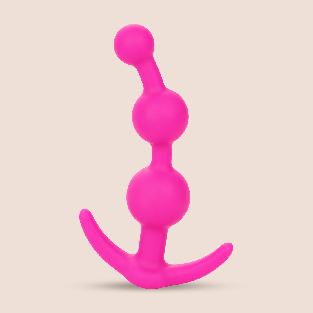 Booty Call Booty Beads - Tapered Silicone Anal Beads for Couples & Solo Play - Perfect for Sensual Massage, Foreplay & Intimate Exploration