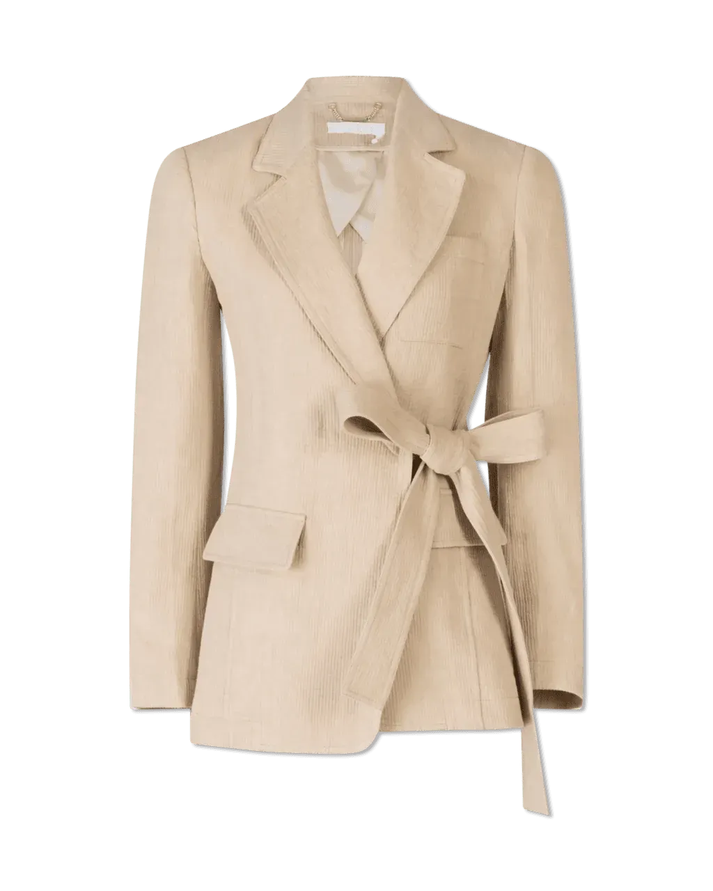 Stylish Corduroy Belted Blazer for Women - Vintage Inspired Autumn Jacket with Adjustable Waist - Perfect for Office Wear, Date Nights & Fall Fashion Outfits