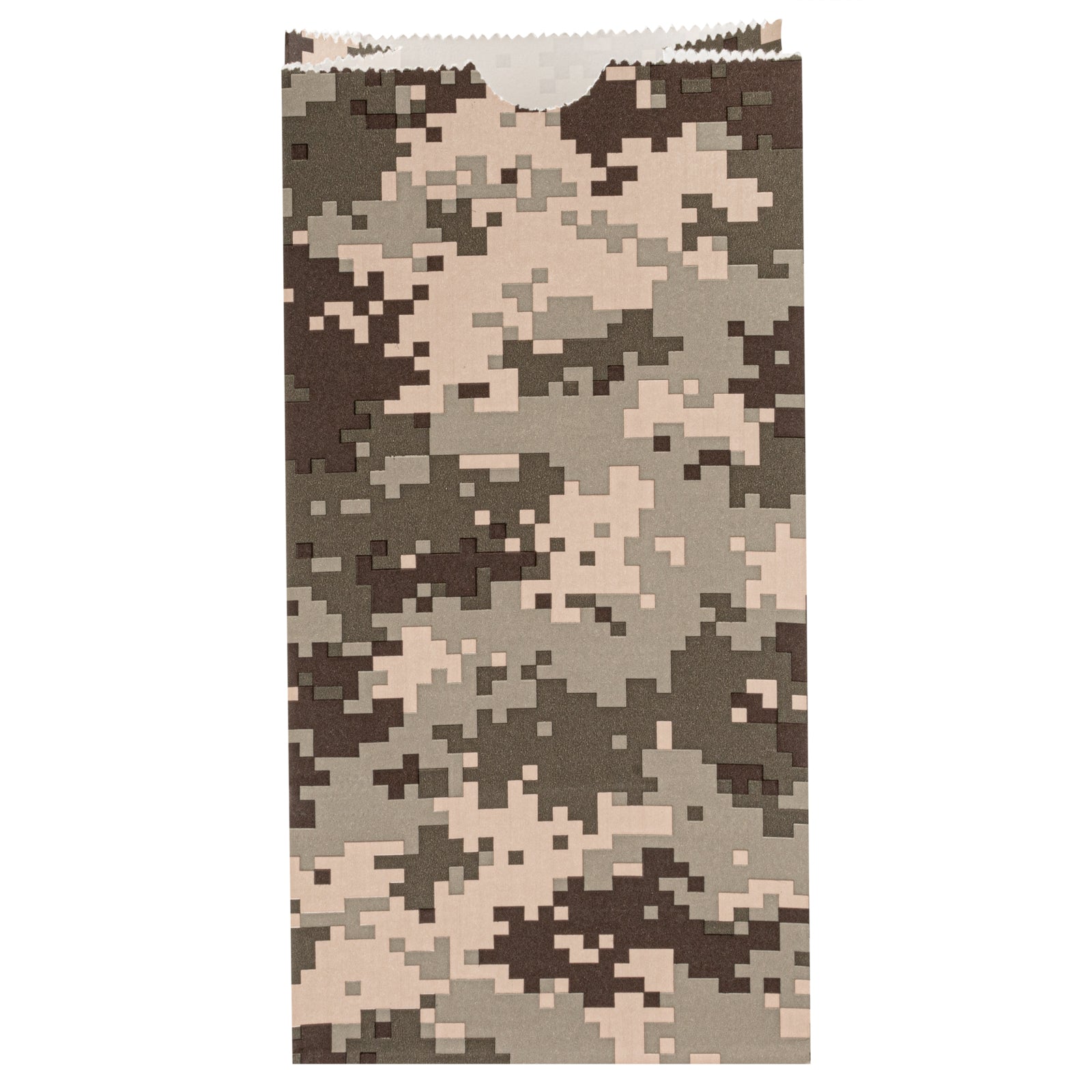 Camouflage Paper Bags 2 lb Capacity - 4.25