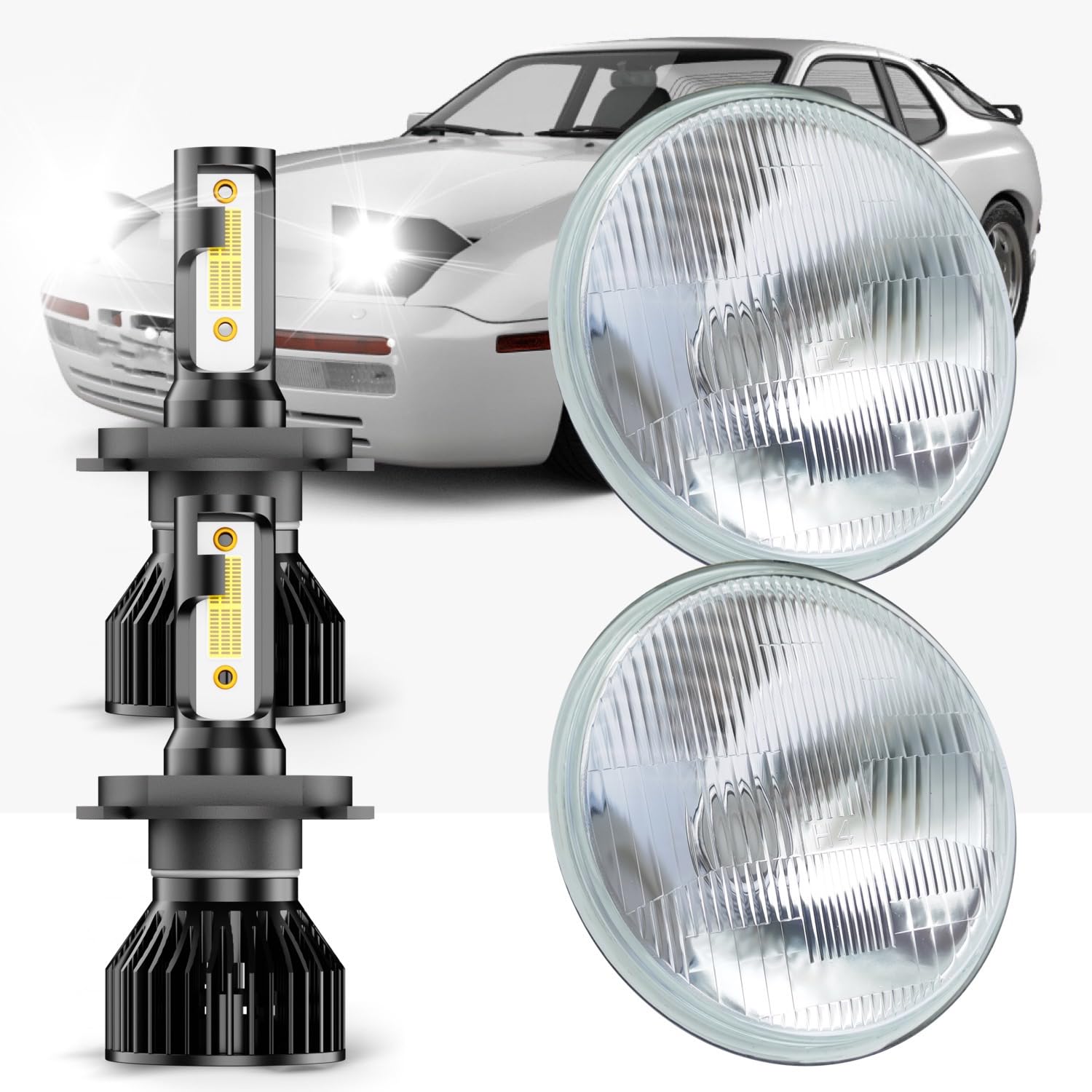 Porsche 944 1983-1991 Headlight Conversion Kit - 7