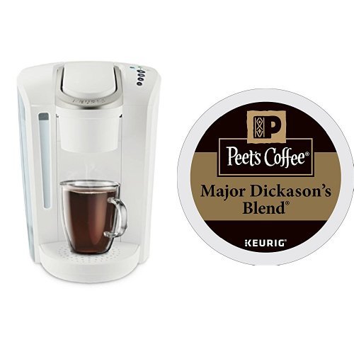 Keurig K-Select Single Serve Coffee Maker with 32-Count Peet's Major Dickason's Blend K-Cup Pods - Perfect for Home, Office & Kitchen Use | Fast Brewing & Easy Clean