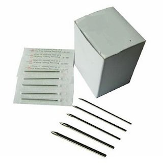 10PCS 10G Body Piercing Needles - 316L Surgical Steel Hollow Needles - Sterile & Disposable - Professional Piercing Supplies for Tattoo, Nose, Ear, Lip & Body Jewelry Piercing - Safe for Home & Studio Use