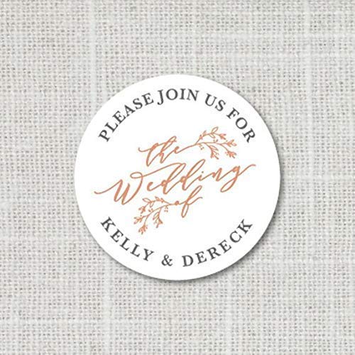 Custom Wedding Stickers - 