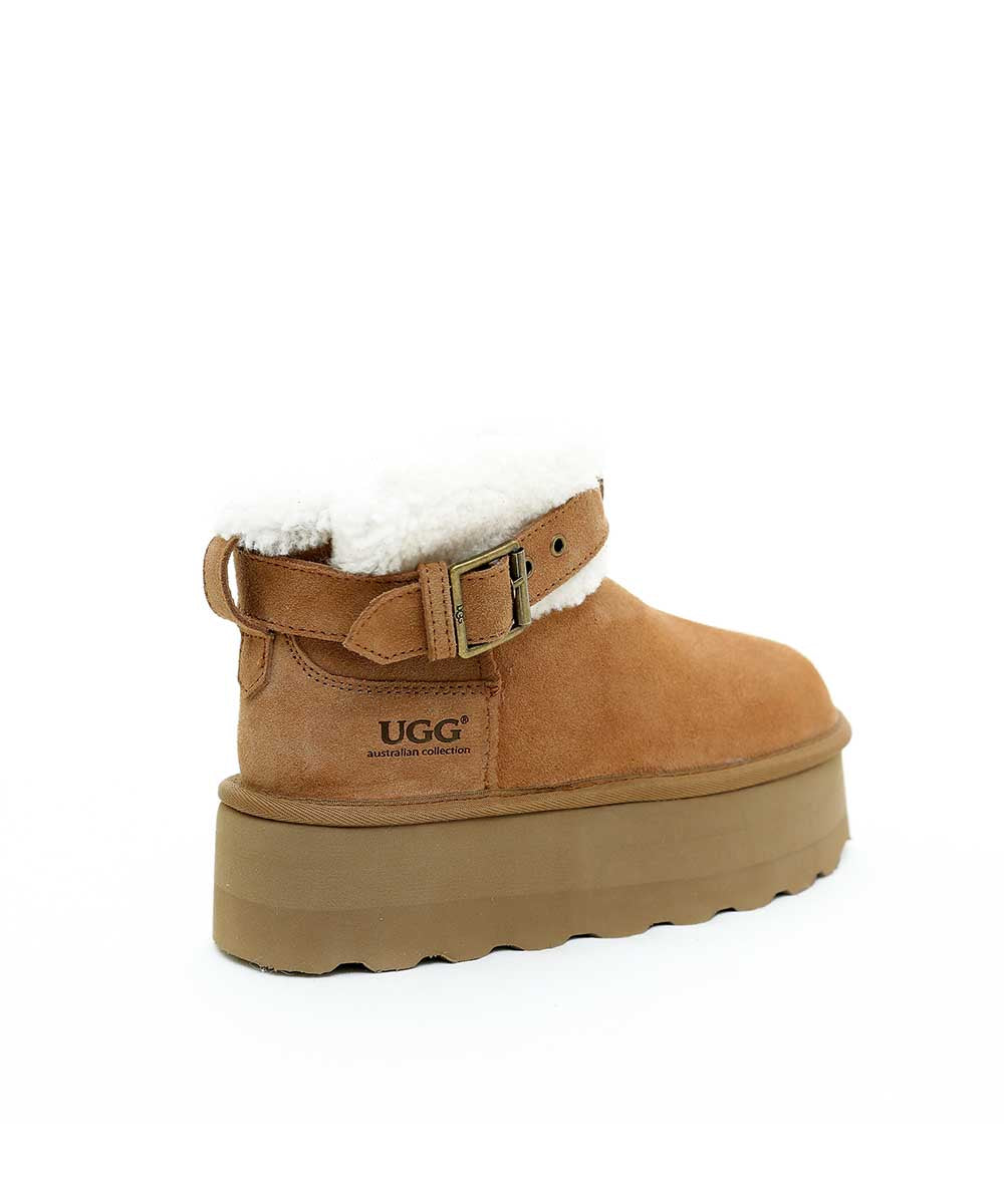Women's UGG Platform Tara Boot - Waterproof Winter Snow Boots for Women, Cozy & Stylish for Cold Weather, Hiking, and Outdoor Activities