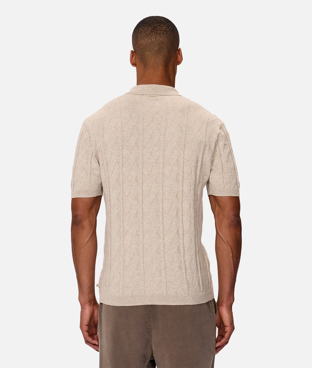 Novara Short Sleeve Shirt for Men - Breathable Oat Melange Casual Top | Perfect for Summer Outfits, Beach Wear & Office Casual Fridays