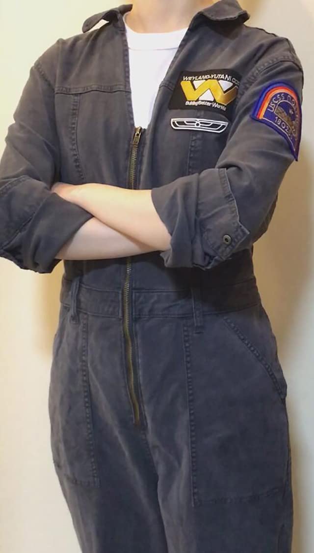 USCSS NOSTROMO Embroidered Iron-On Patches for Halloween Costumes, DIY Sewing, Jacket & Backpack Decoration - Perfect for Cosplay, Movie Fans, and Alien Themed Parties