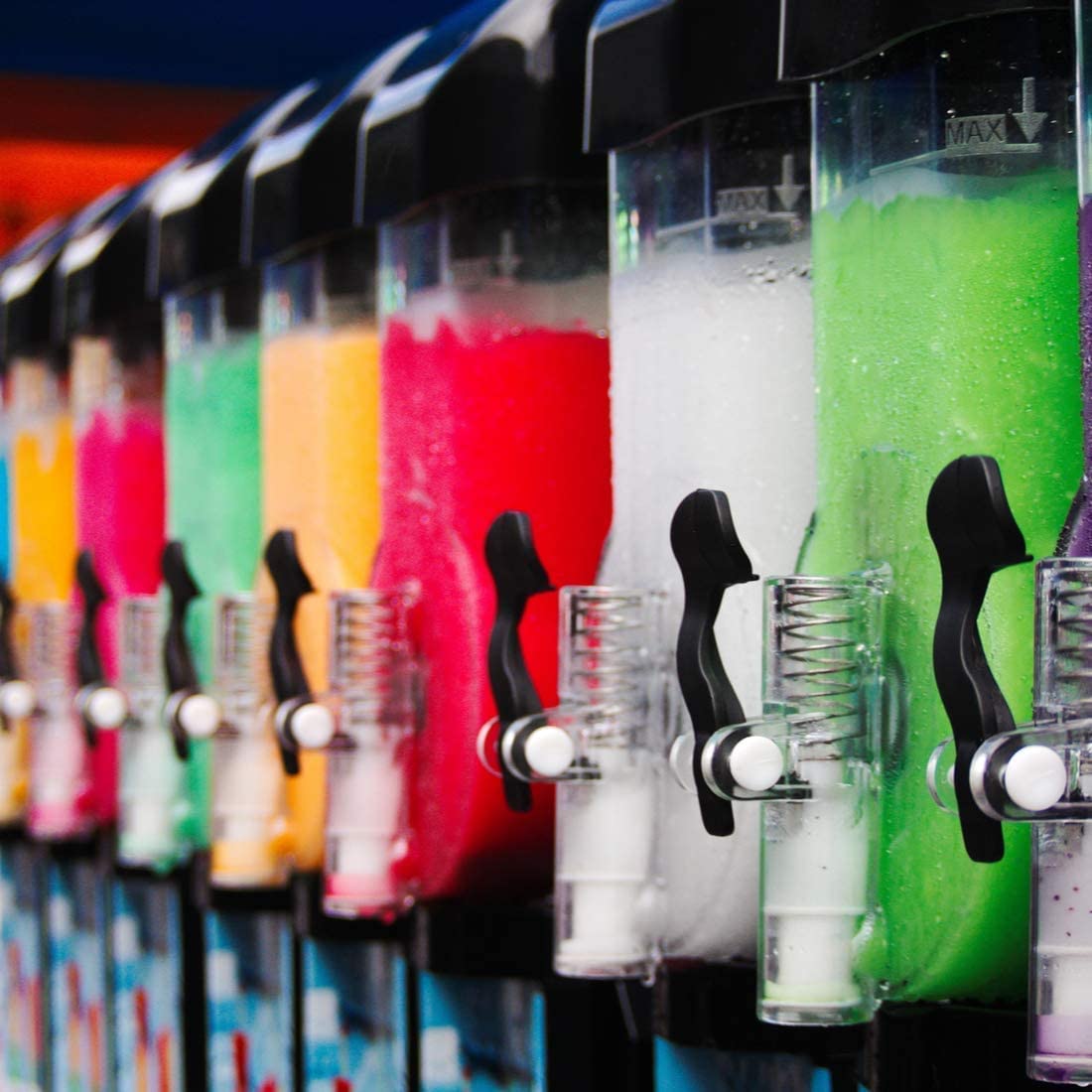 ICE Bear SLUSH Syrup 12 Fruity Flavors Concentrate | Blackberry Flavor | Slushy Maker Syrup for Ice Cream & Beverage Machines (5L, Pack of 1) - Perfect for Summer Parties, Frozen Treats & DIY Drinks