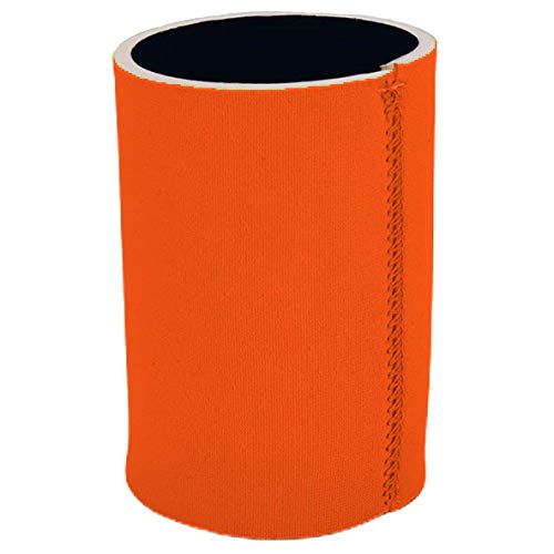 Mountain Bear Full Bottom Can Cooler - Insulated Can Holder for Beer & Soda (Orange, 1-Pack) - Keep Drinks Cold at BBQs, Picnics & Outdoor Parties