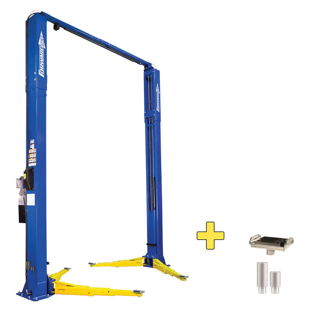 Forward Lift I12PRO 12K Symmetric 2 Post Car Lift - Heavy Duty Vehicle Hoist for Auto Repair Shops & Home Garages - Perfect for Lifting Trucks, SUVs, and Sedans