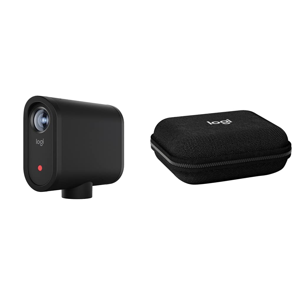 Logitech Mevo Start Wireless Live Streaming Camera with Protective Case - 1080p HD Video Quality for YouTube, Twitch & Facebook Live Streaming - Perfect for Vloggers, Gamers & Content Creators