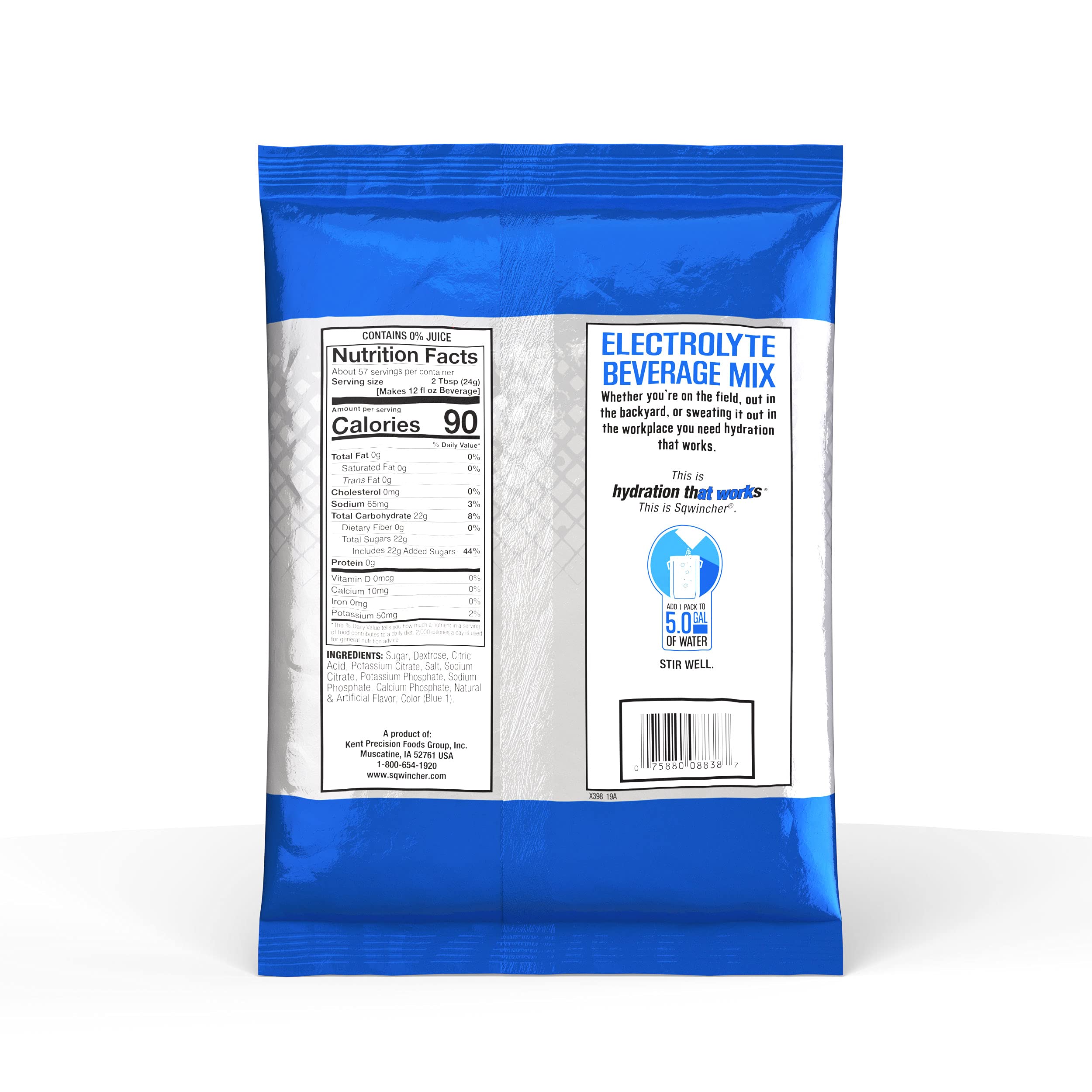 Sqwincher Electrolyte Powder Pack - Mixed Berry Flavor, 47.66 oz (Pack of 16) | Hydration Drink Mix for Athletes, Outdoor Activities & Workouts | Fast Replenishment for Dehydration