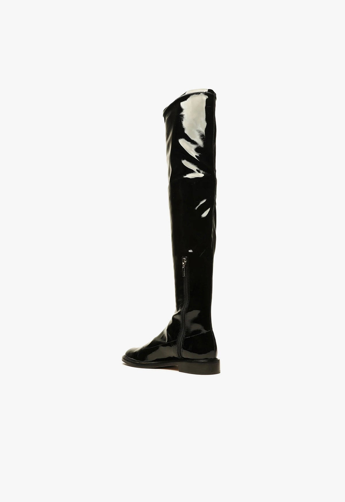 Kaolin Over The Knee Patent Leather Boots for Women - High Gloss Shiny Thigh High Boots for Party, Night Out & Fashion