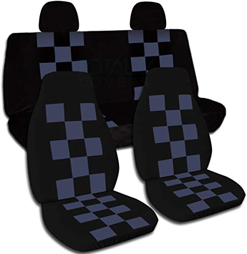 Black and Blue Gray Checkers