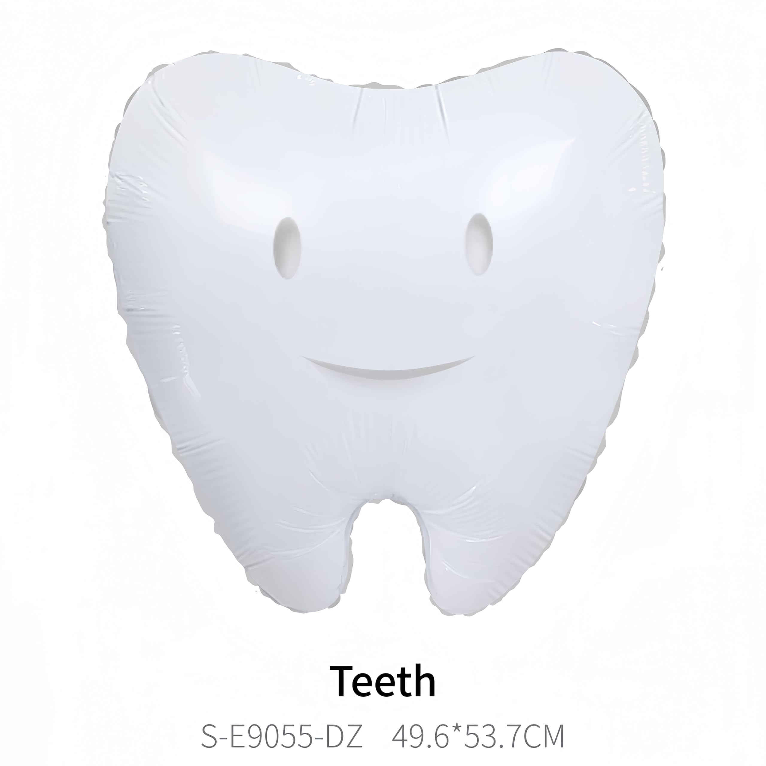 4Pcs White Tooth Balloons - Dentist Dental Graduation Party Decorations, Temporary Teeth Theme Supplies for Dental Clinics & Schools - Perfect for Registered Dental Hygienist Graduation Parties & Dental-Themed Events