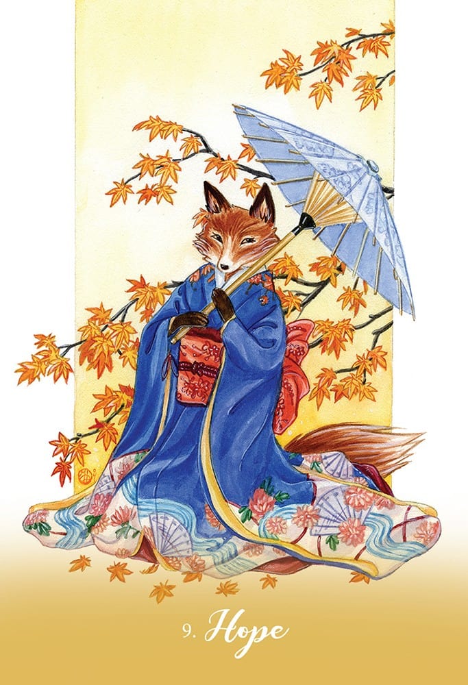 Foxfire: The Kitsune Oracle - Japanese Mythology Divination Cards for Spiritual Guidance & Fortune Telling | Perfect for Tarot Readers, Meditation & Gift Giving