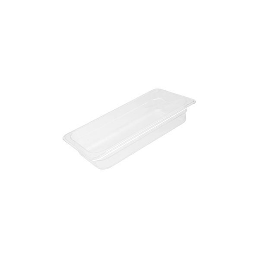Clear Polycarbonate Steampan 1/3 Size (321mm x 177mm) - Perfect for Baking, Cooking & Food Prep in Commercial Kitchens & Home Use