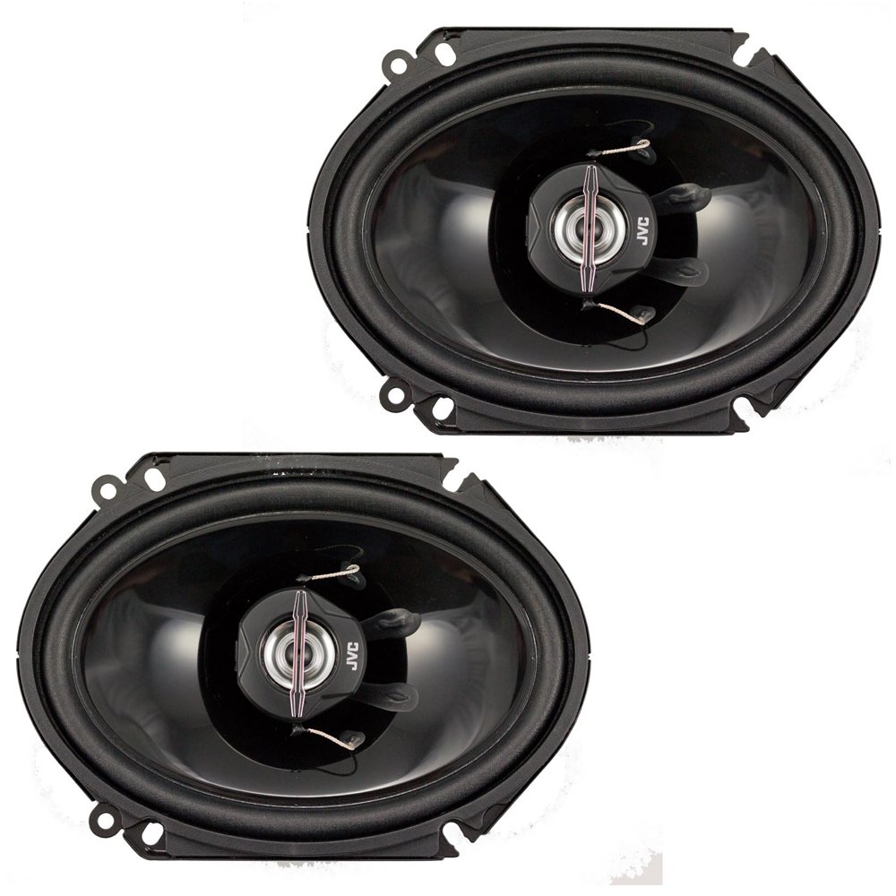 JVC KD-X370BTS Bluetooth Car Stereo with USB, SiriusXM Ready, Amazon Alexa Compatible - Includes Two Pairs of JVC 6x8 Speakers for Enhanced Car Audio Experience - Perfect for Road Trips, Commuting & Hands-Free Calling