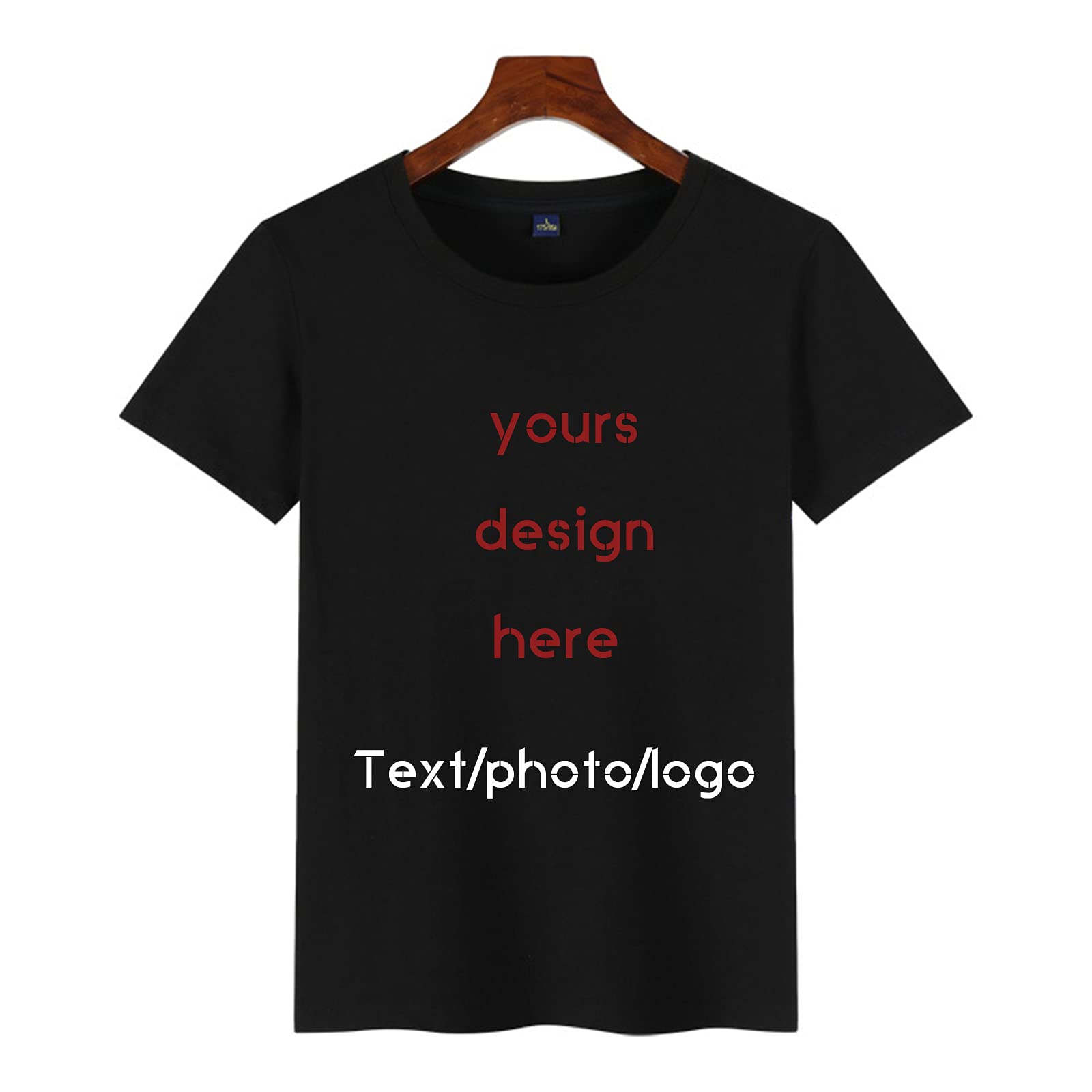 Custom Personalized T-Shirts for Women & Men - Add Your Own Image, Photo & Text Design | Unique Customizable Tees for Gifts, Events & Everyday Wear