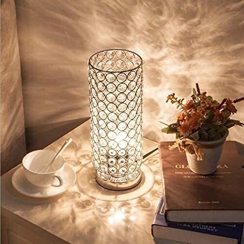 Crystal LED Desk Lamp - Modern Bedside Night Light for Bedroom, Office & Study | Creative & Practical Gift Idea for Home Decor & Reading