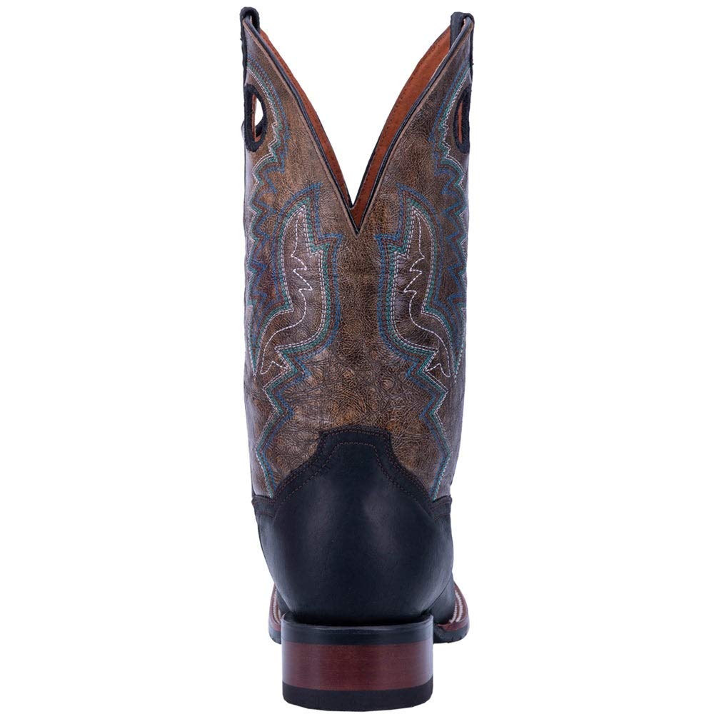 Laredo Men's Red River Western Boots - Genuine Leather Cowboy Boots for Men, Comfortable & Durable Riding Boots - Perfect for Country Dancing, Rodeo, and Outdoor Adventures