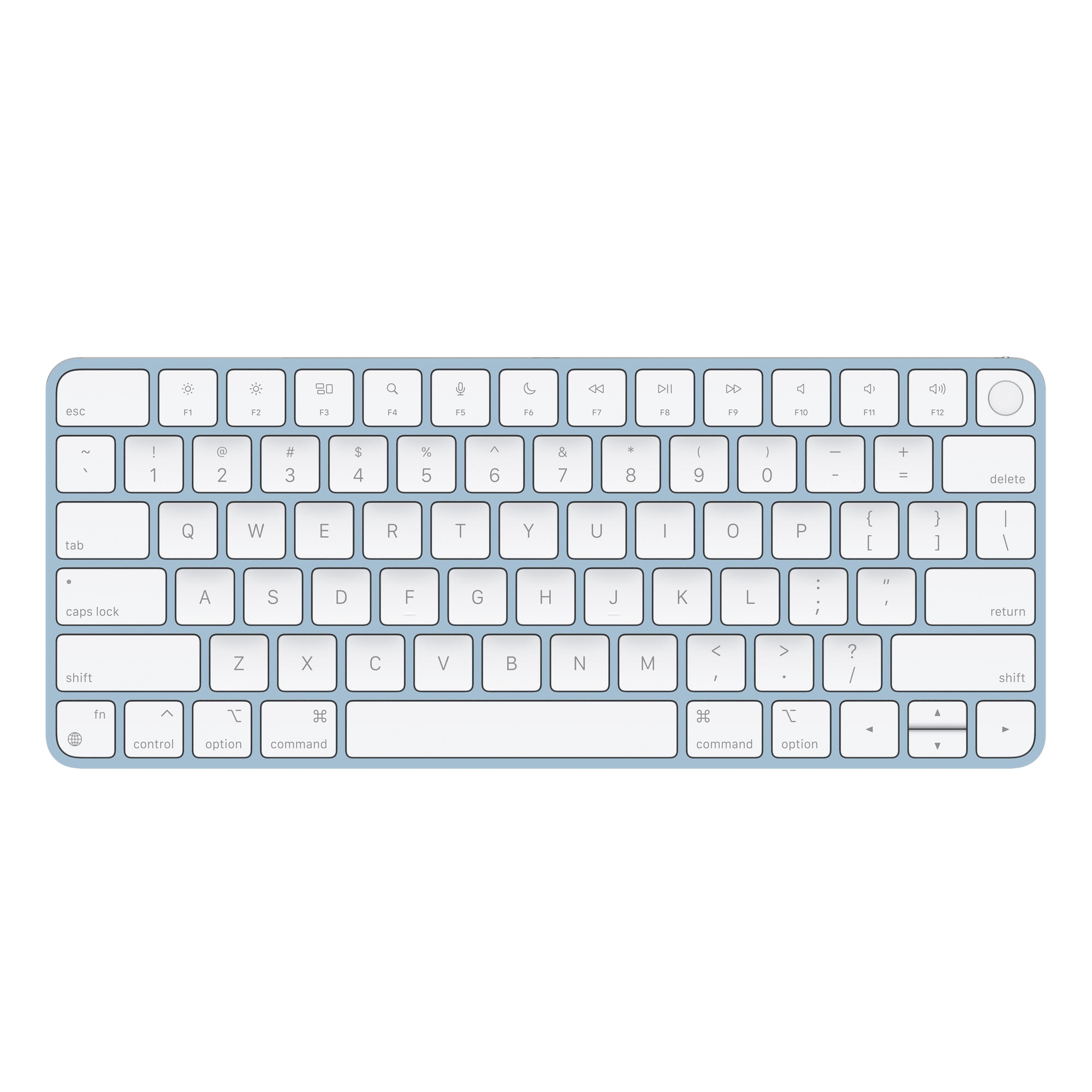 Apple Magic Keyboard with Touch ID - Wireless Bluetooth Keyboard for Mac & iPad (Blue) - Perfect for Home, Office & Creative Work