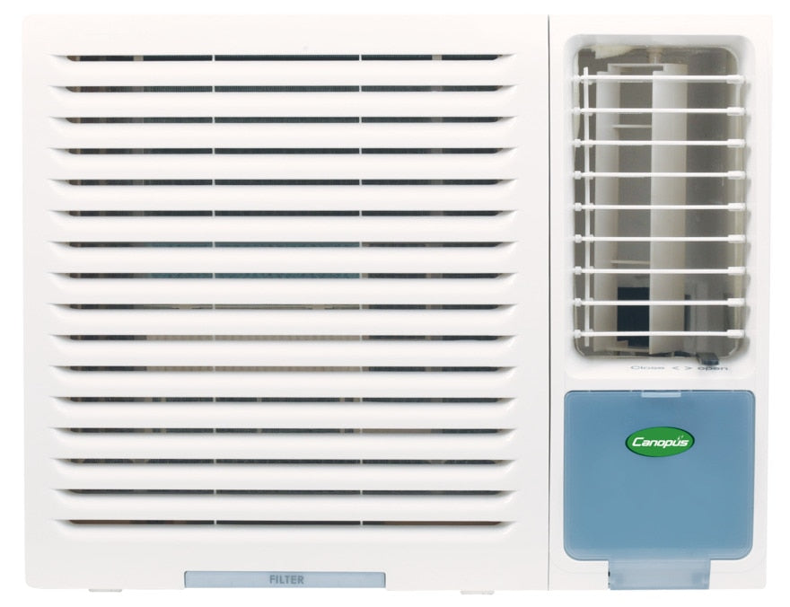 Canopus TA 12EOG 1.5HP 3-in-1 Nano Silver Negative Ion Window Air Conditioner - Perfect for Bedrooms, Living Rooms & Small Offices