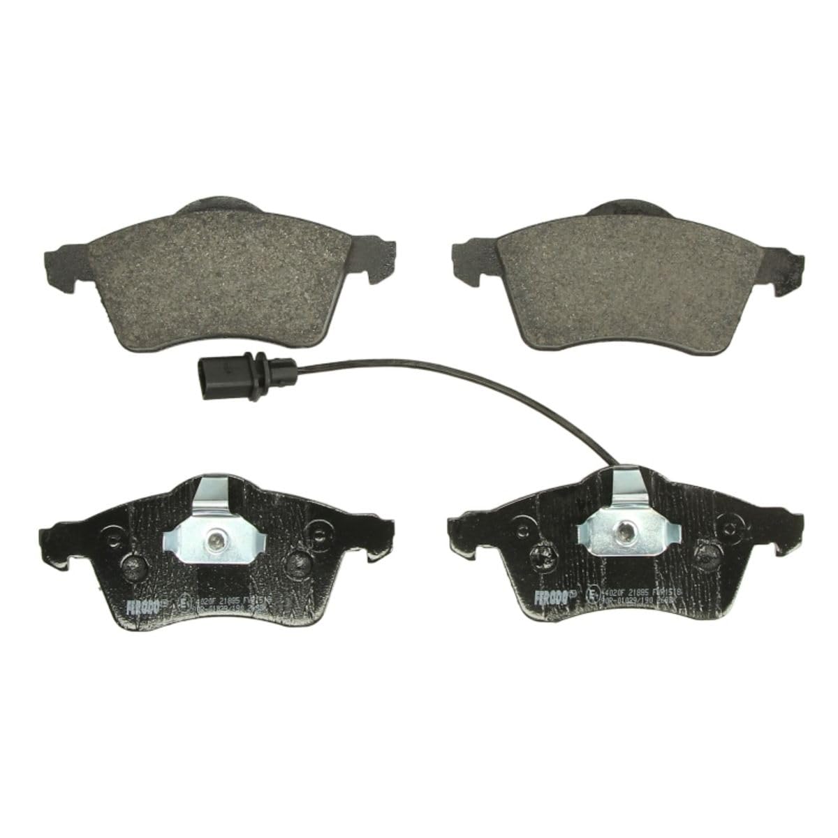 FVR1518 Brake Pad Set - Premium Disc Brake Pads for Cars & Trucks (Set of 4) - Perfect for Daily Commuting, Highway Driving & Performance Vehicles