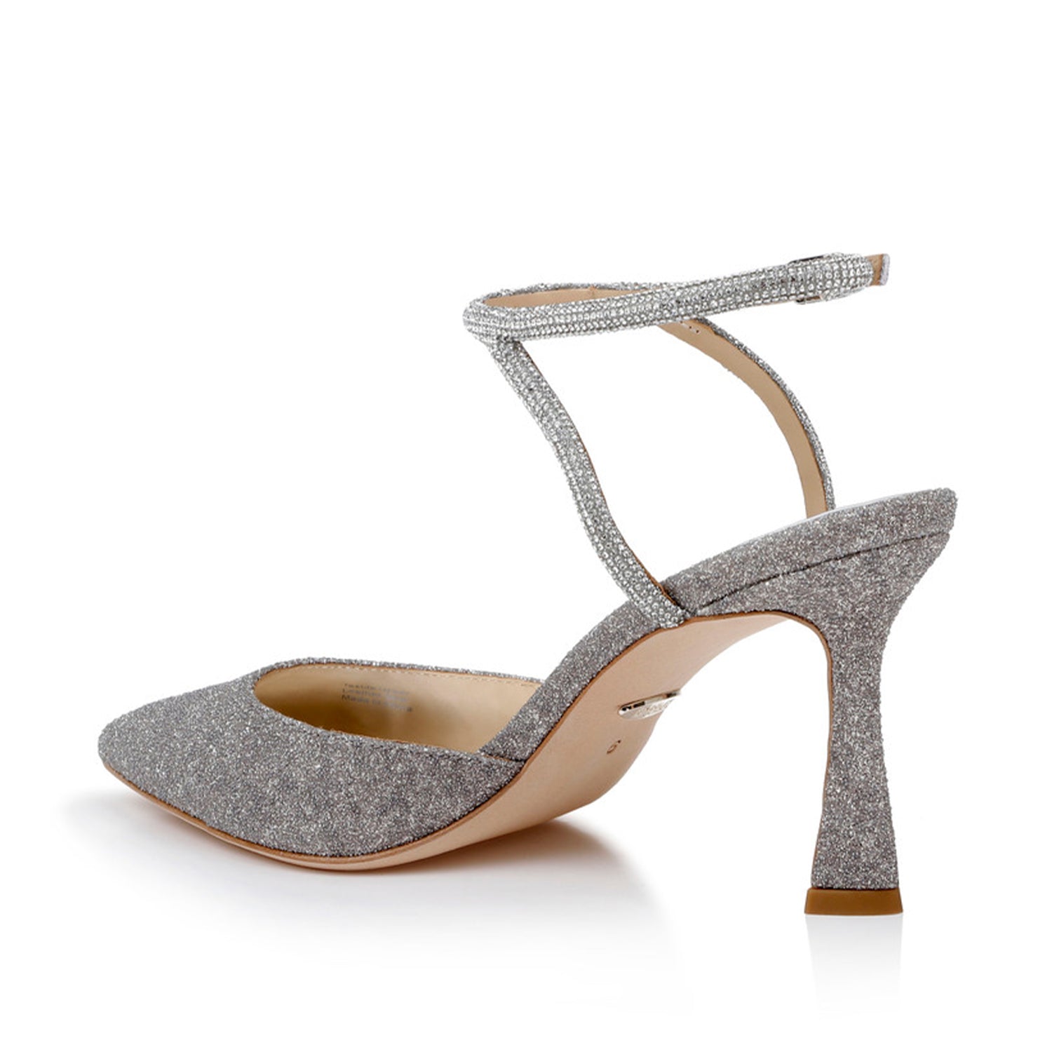 Badgley Mischka Women's Kamilah Silver Evening Heels - Perfect for Weddings, Prom & Formal Events