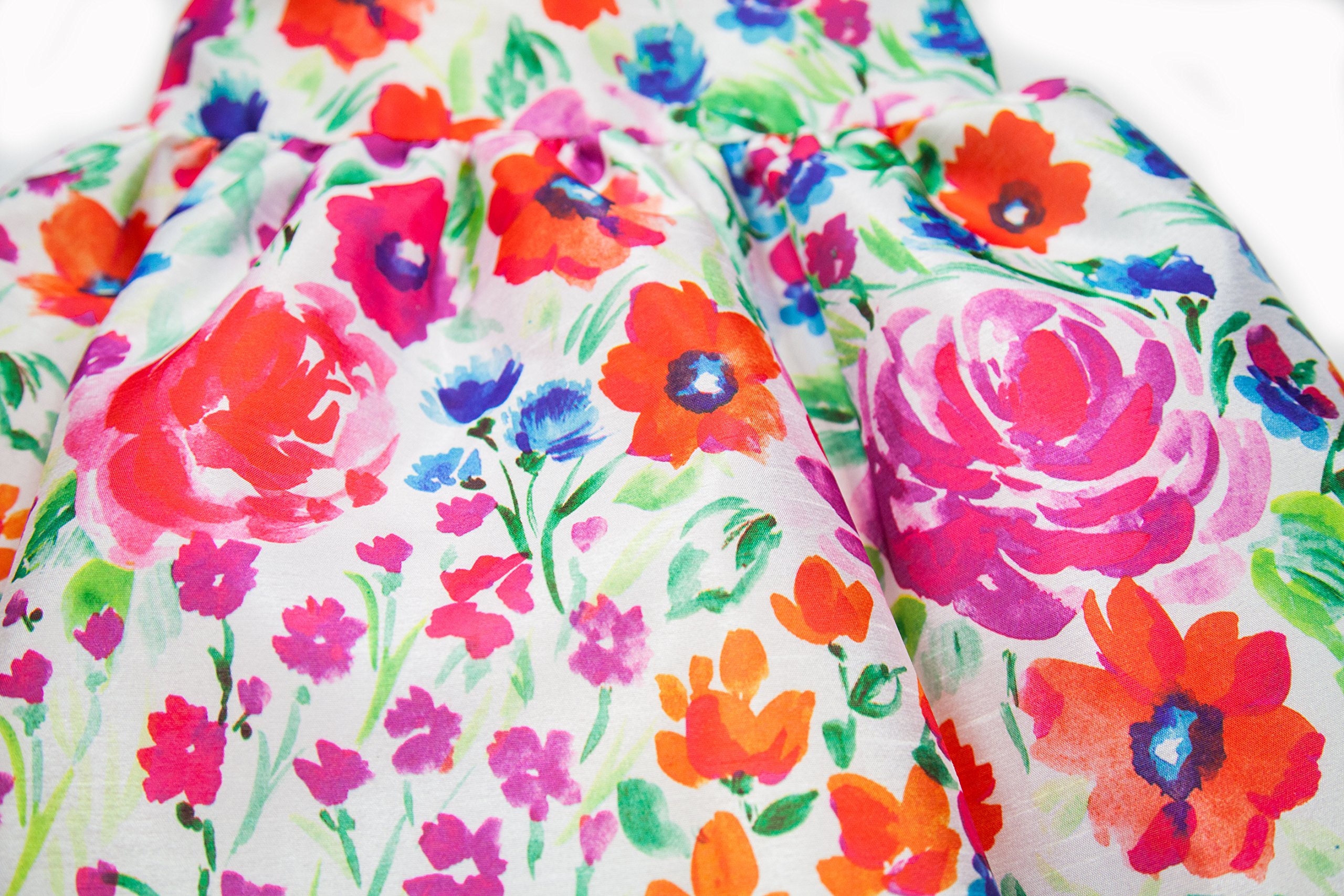 Floral Print Girls Party Dress for Toddlers & Little Girls - Perfect for Birthday Celebrations, Special Occasions & Photo Shoots