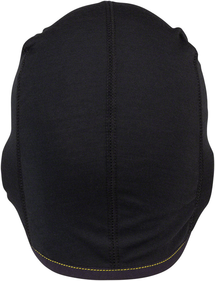 45NRTH 2023 Stavanger Lightweight Wool Cycling Cap - Black, Large/X-Large | Warm & Breathable Bike Hat for Winter Commuting & Outdoor Sports