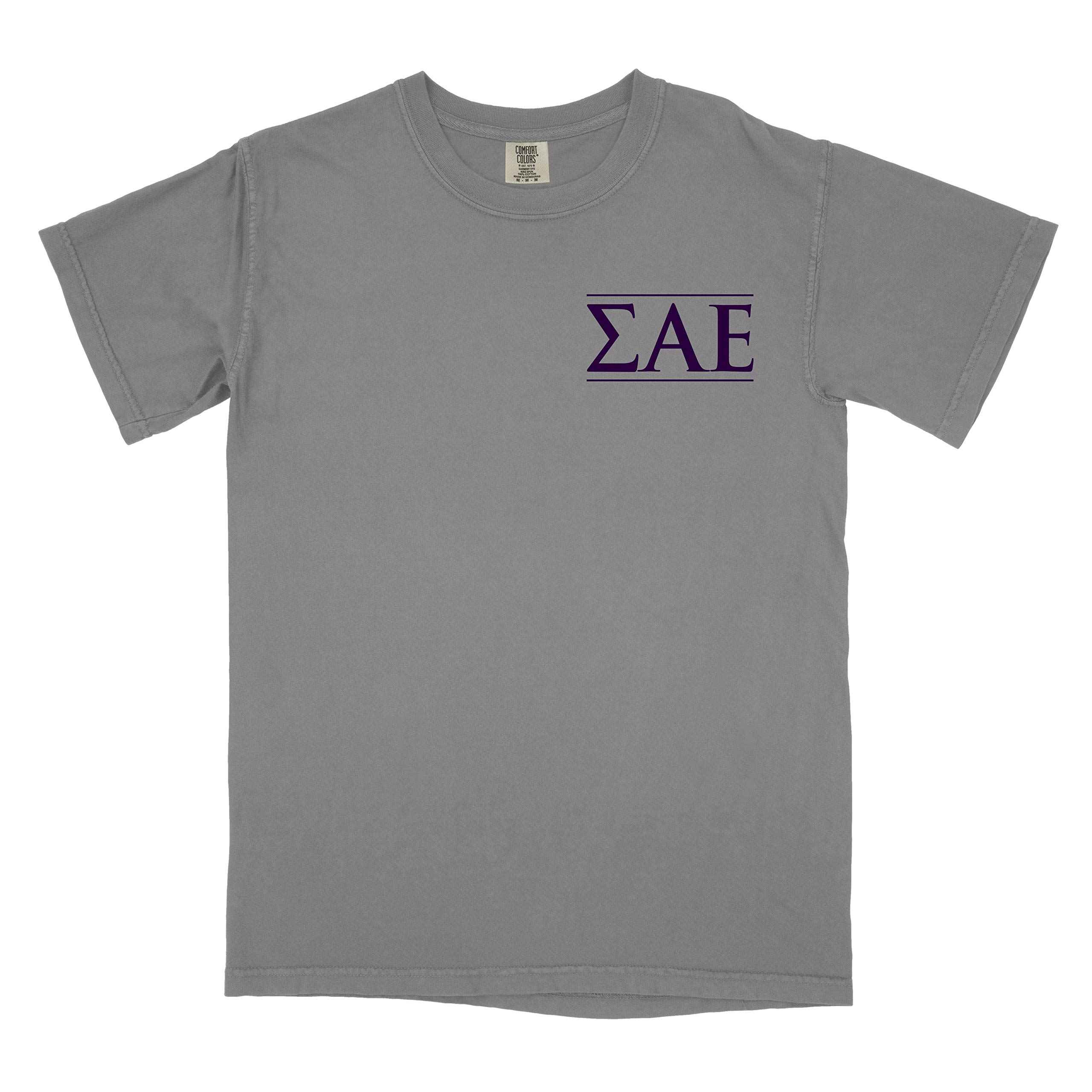 Sigma Alpha Epsilon Fraternity Flag Comfort Colors T-Shirt | SAE Greek Letter College Apparel | Perfect for Rush Week, Bid Day & Brotherhood Events