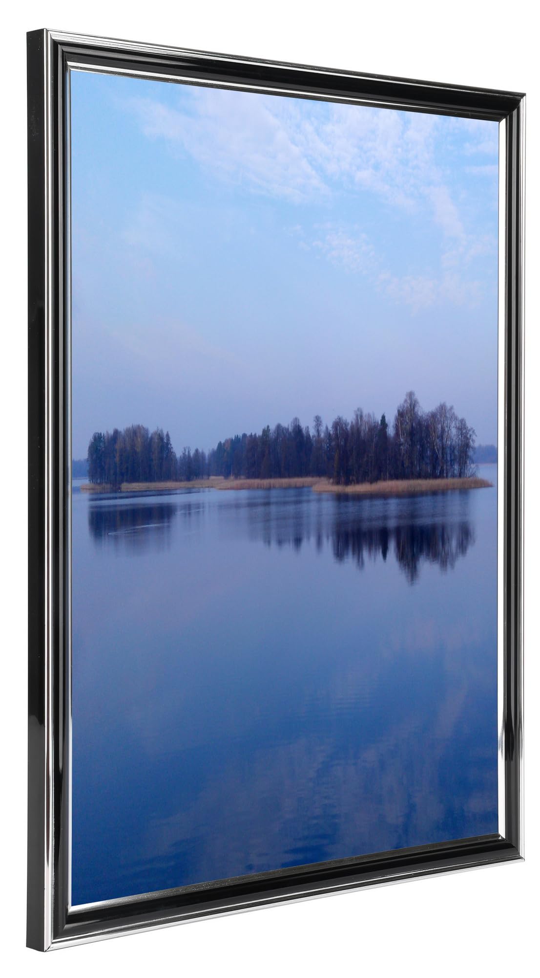 12x16 Picture Frame - Black & Silver Poster Frame for Photos, Certificates, Awards & Medals | 1 Pack | Perfect for Home Decor, Office Display & Gift Giving