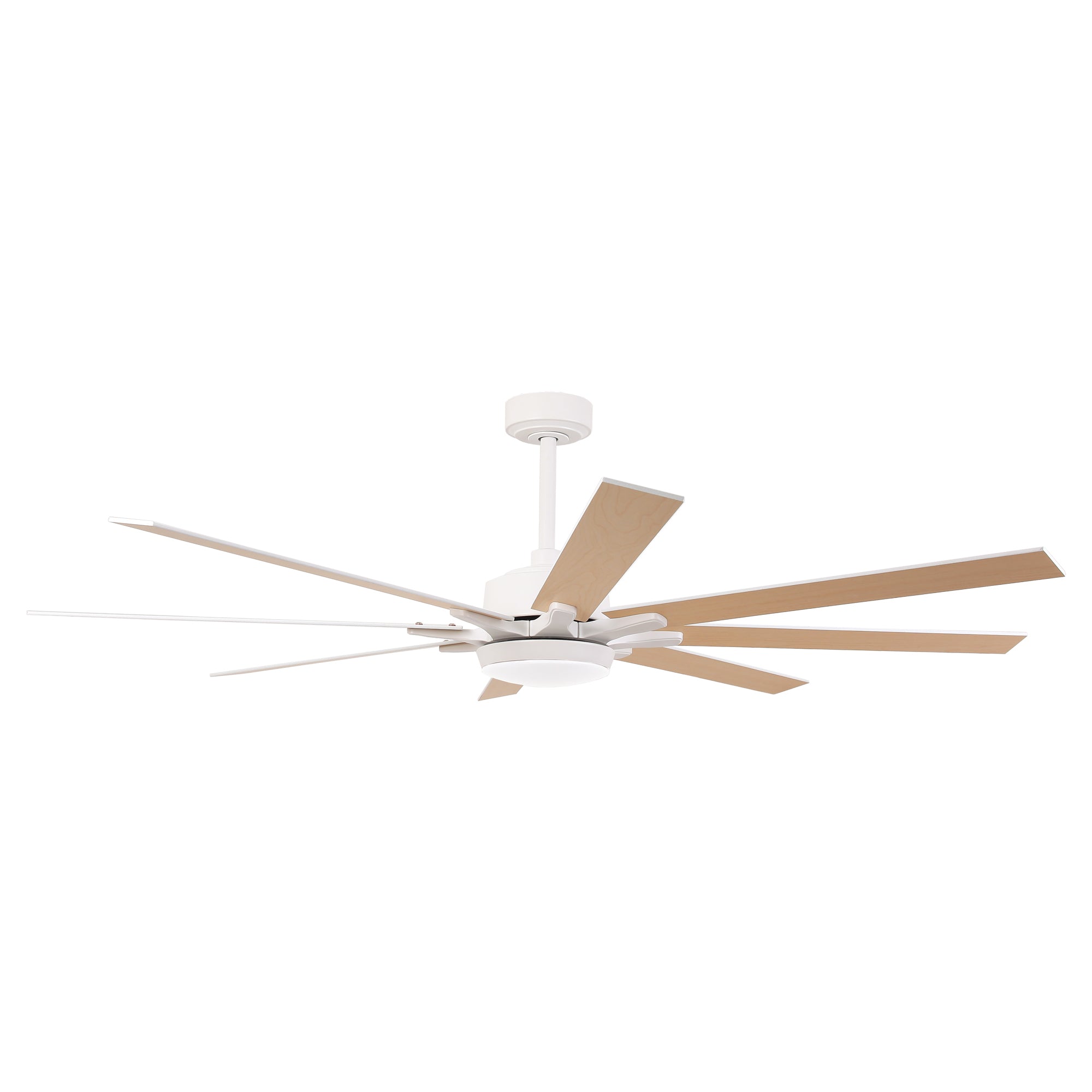 65 Inch Teresa Modern Double Sided Blades Ceiling Fan with Remote Control & LED Light - Perfect for Living Room, Bedroom and Outdoor Patio Cooling