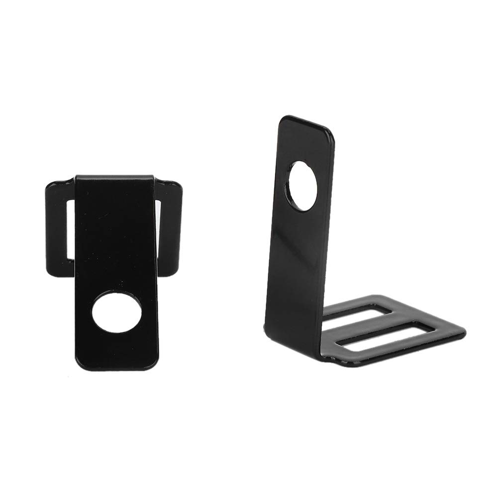Universal Motorcycle Turn Light Bracket - Black Iron Mount for Indicator Lamp Modification | Perfect for Custom Bike Upgrades