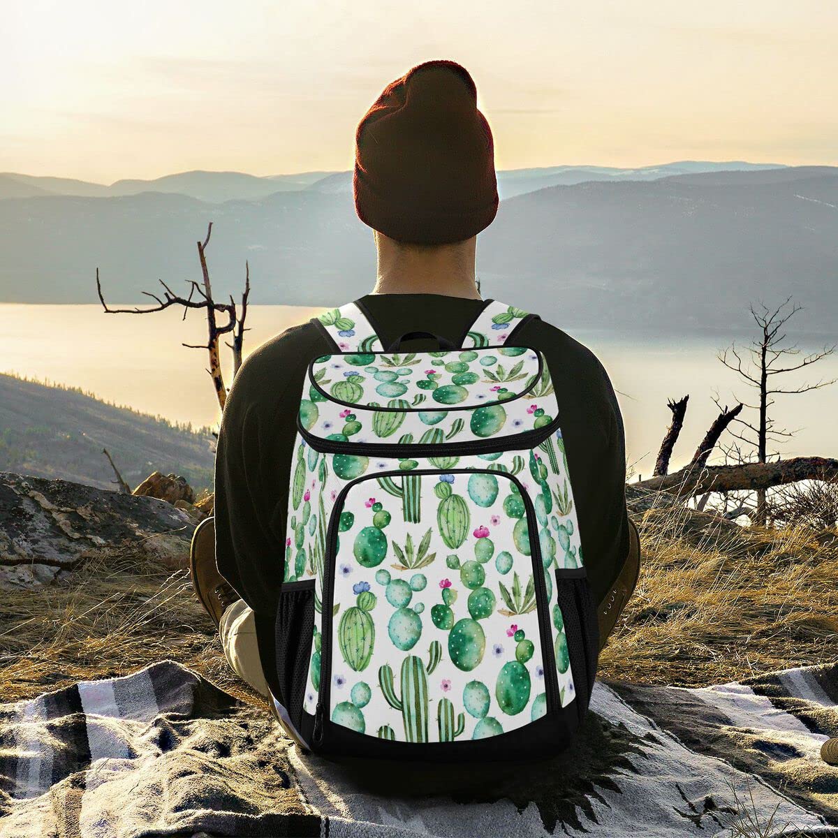 Leakproof Insulated Cooler Backpack - 30 Can Capacity for Camping, Beach, Hiking & Outdoor Adventures | Perfect for Picnics, Tailgating & Travel