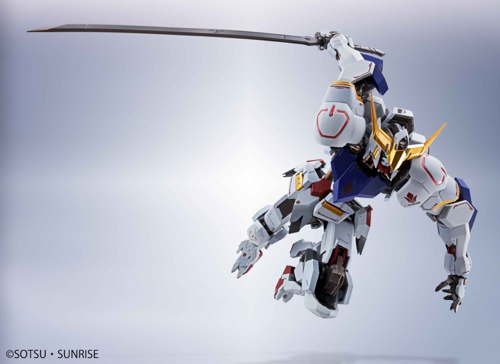 Bandai Metal Robot Spirits Gundam Iron Blooded Orphans ASW-G-08 Gundam Barbatos (1st-4th Form) Action Figure - High-Quality Collectible Model Kit for Anime Fans & Display | Perfect for Home Decor, Office Display & Gundam Collections