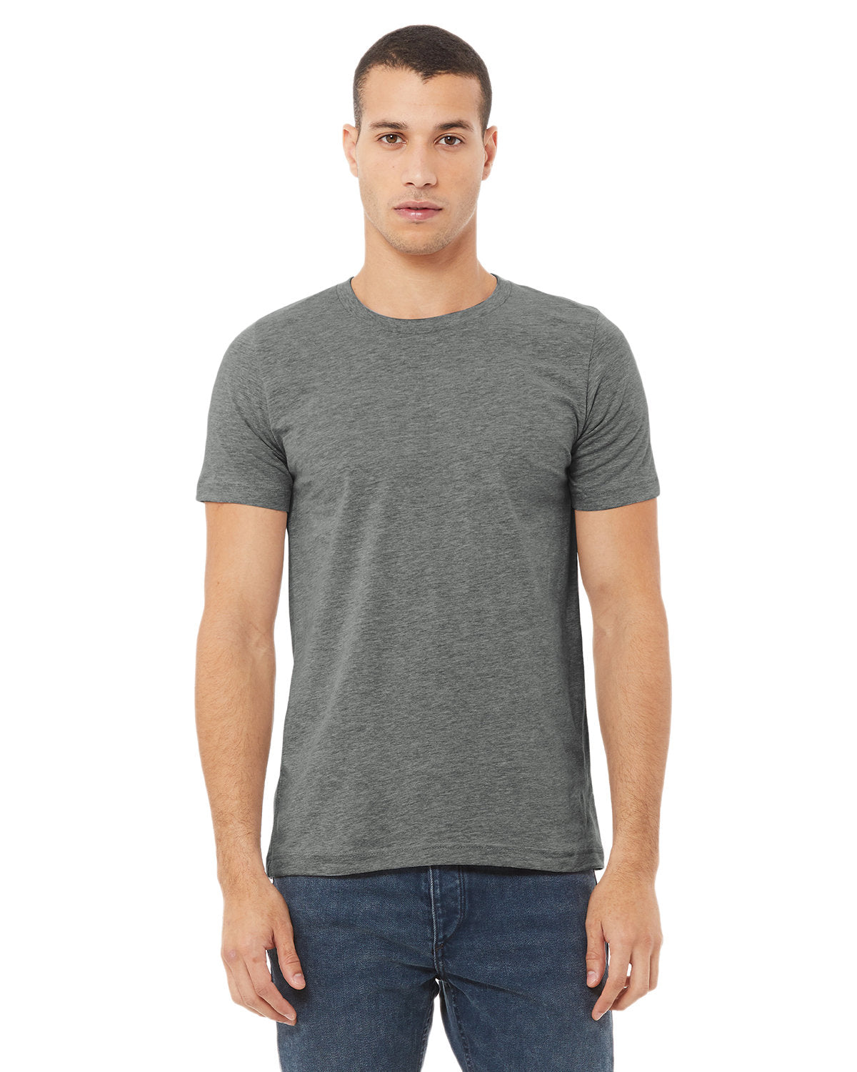 Bella + Canvas 3001CVC Unisex Heather CVC Crew Neck T-Shirt - Soft Cotton Blend Tee for Men & Women - Perfect for Casual Wear, Screen Printing & Everyday Outfits