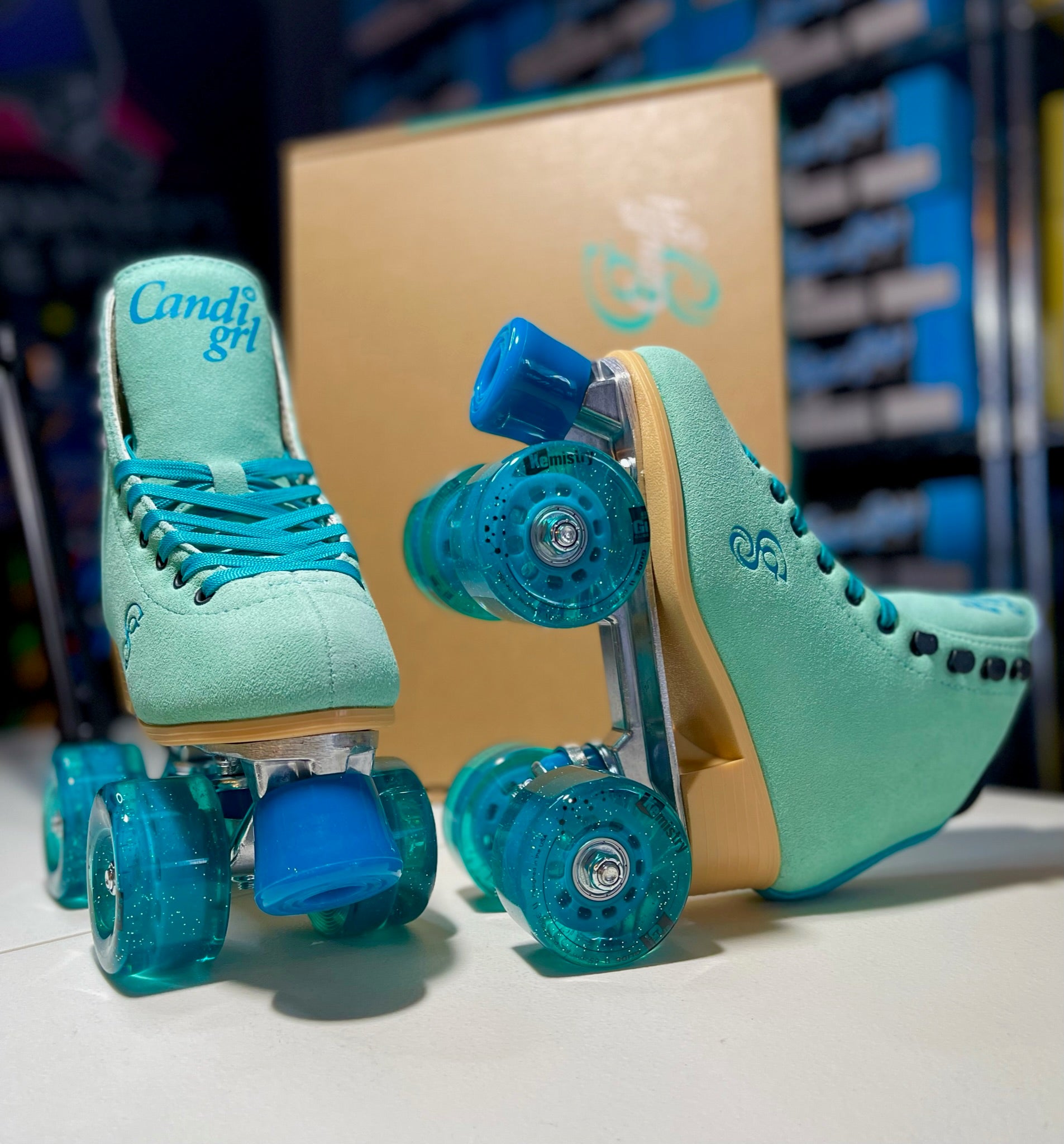 Candi Girl Carlin Women's Fashionable Roller Skates for Outdoor & Indoor Skating - Perfect for Rinks, Parks, Fitness & Fun