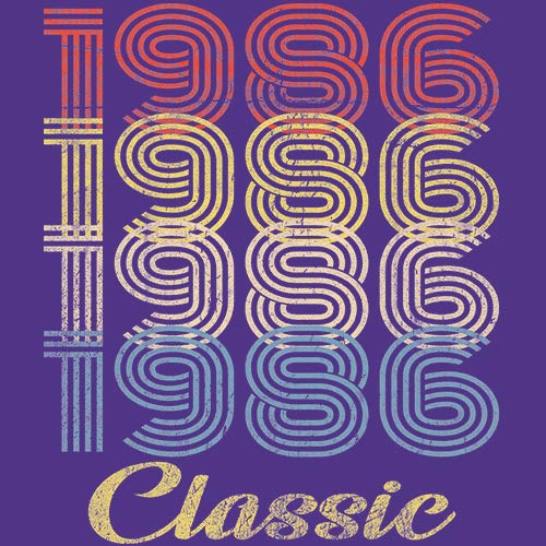 1986 Vintage 39th Birthday Shirt for Men - Classic Retro 39 Year Old Gift Idea - Perfect for Birthday Parties & Celebrations