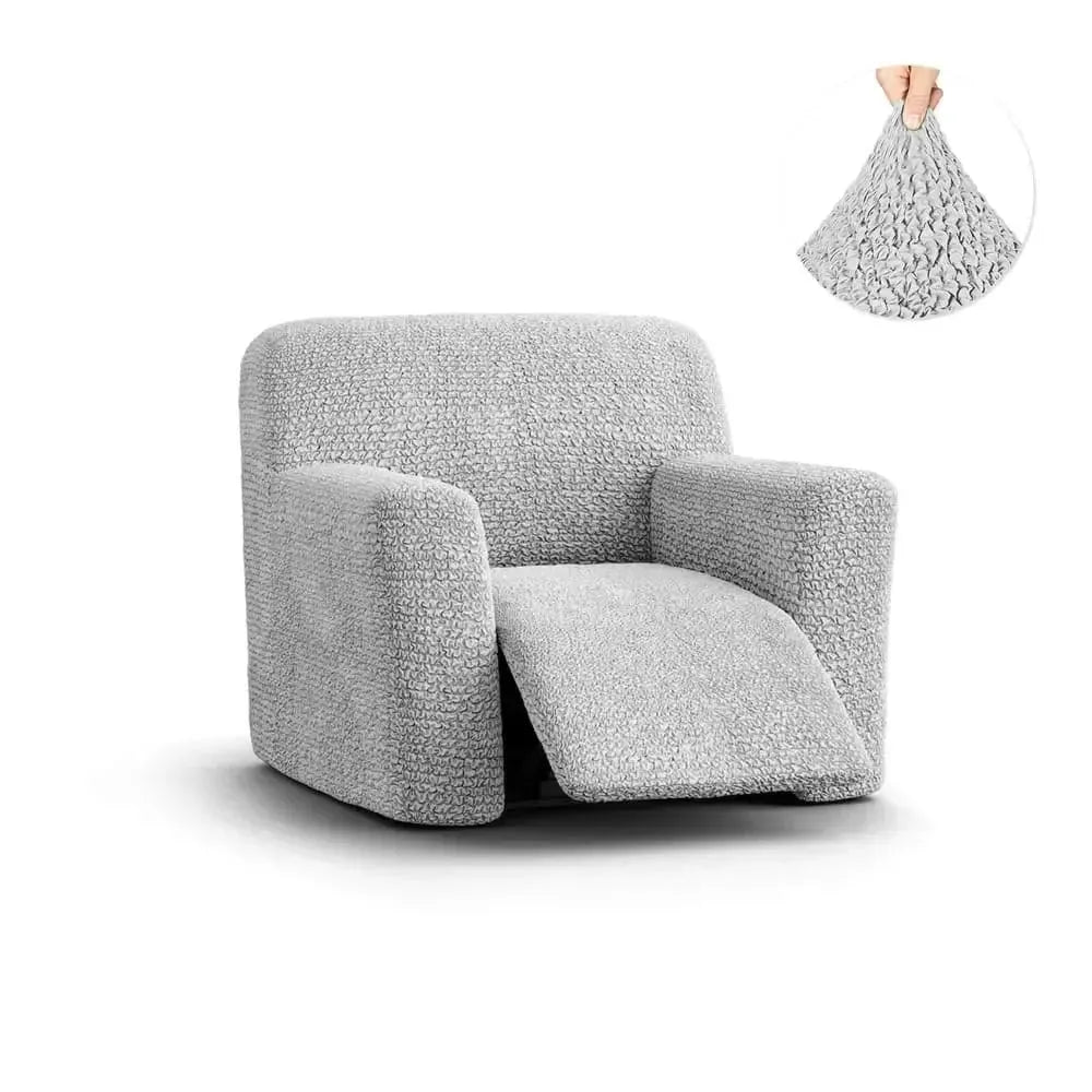 Microfiber Reclining Armchair Slipcover - Stretchable Furniture Protector for Living Room, Bedroom & Home Theater - Easy Wash Sofa Cover for Comfort & Style